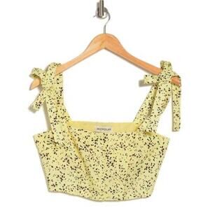 NICHOLAS Wylda Tie Strap Crop Top In Charlsbury Olympic